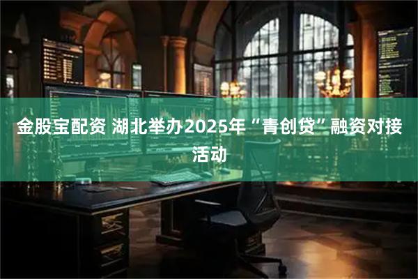 金股宝配资 湖北举办2025年“青创贷”融资对接活动